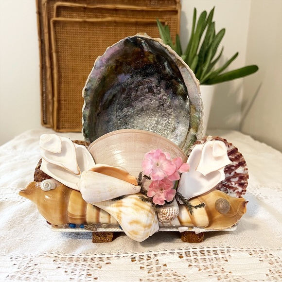 VTG | Retro 1950s MCM Abalone Shell Art Sculpture - Picture 3 of 16